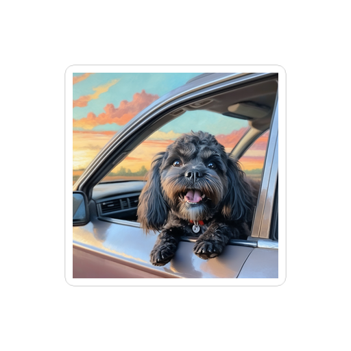 PugMug Custom Lily Sticker