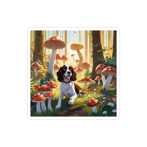 PugMug Custom English Springer Spaniel Sticker