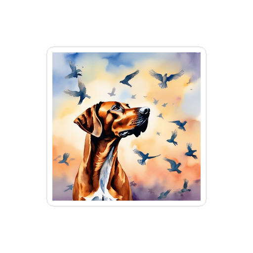 PugMug Custom Rhodesian Ridgeback Sticker