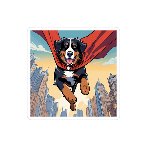 PugMug Custom Bernese Mountain Dog Sticker