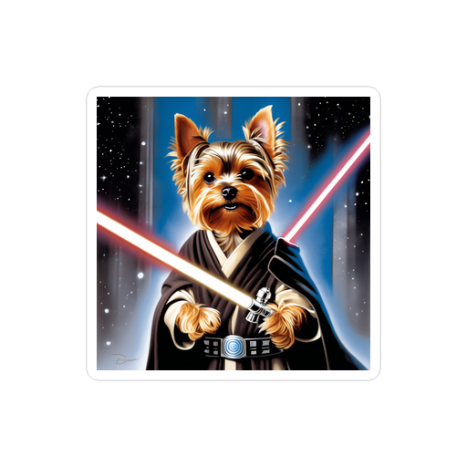 PugMug Custom Yorkshire Terrier Sticker