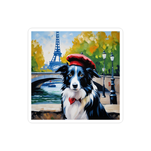 PugMug Custom Border Collie Sticker