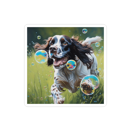 PugMug Custom English Springer Spaniel Sticker