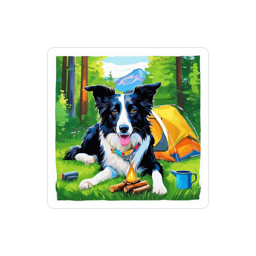 PugMug Custom Border Collie Sticker