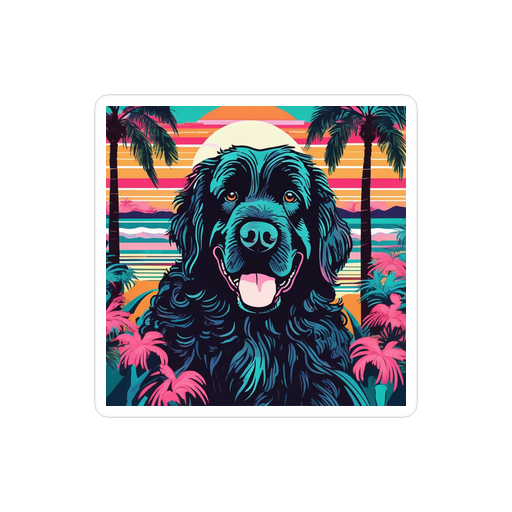 PugMug Custom Newfoundland Sticker