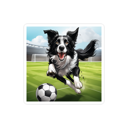 PugMug Custom Border Collie Sticker