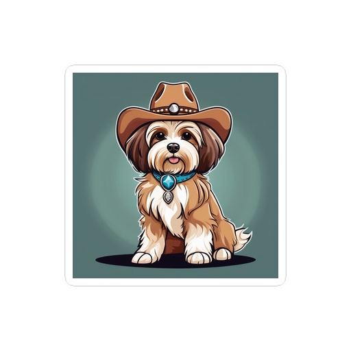 PugMug Custom Tan Havanese Dog Sticker