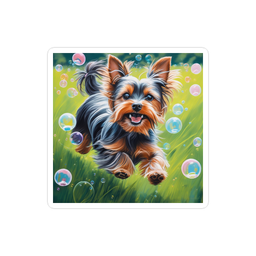 PugMug Custom Yorkshire Terrier Sticker