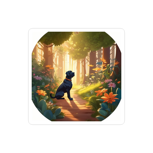 PugMug Custom Mastiff Sticker