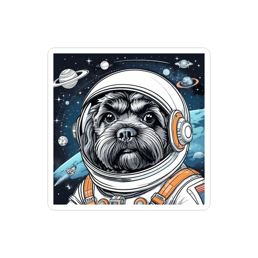 PugMug Custom Lily Sticker