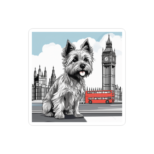 PugMug Custom Cairn Terrier Sticker