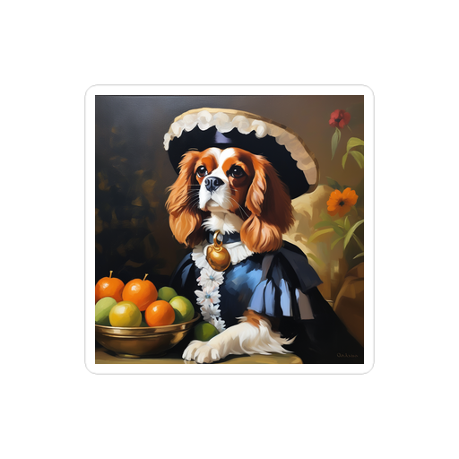 PugMug Custom Cavalier King Charles Spaniel Sticker
