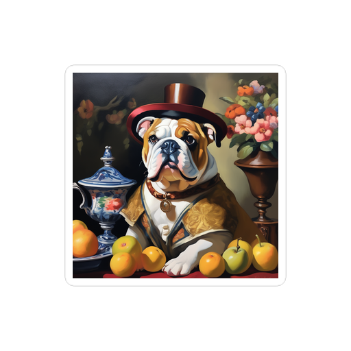 PugMug Custom Bulldog Sticker