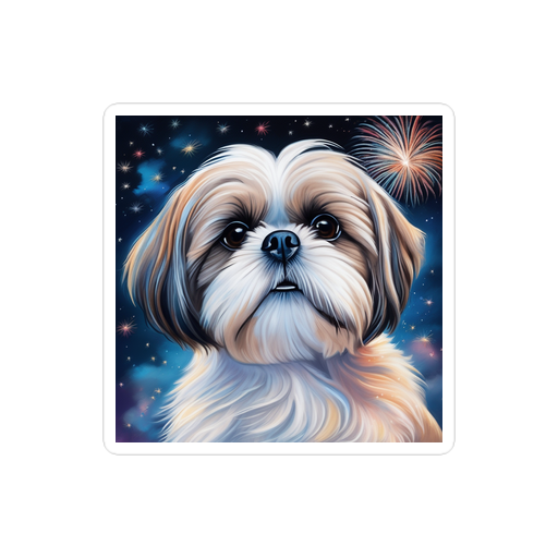 PugMug Custom Shih Tzu Sticker