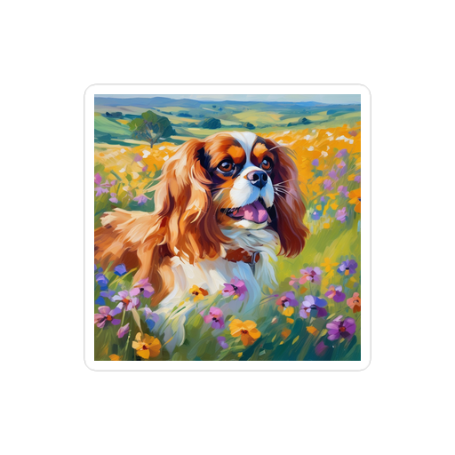 PugMug Custom Cavalier King Charles Spaniel Sticker