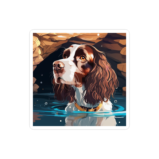 PugMug Custom English Springer Spaniel Sticker