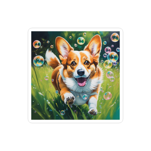 PugMug Custom Pembroke Welsh Corgi Sticker