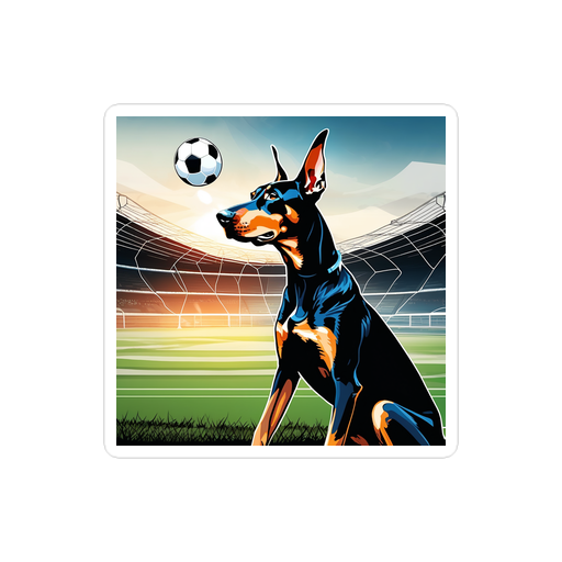 PugMug Custom Doberman Pinscher Sticker