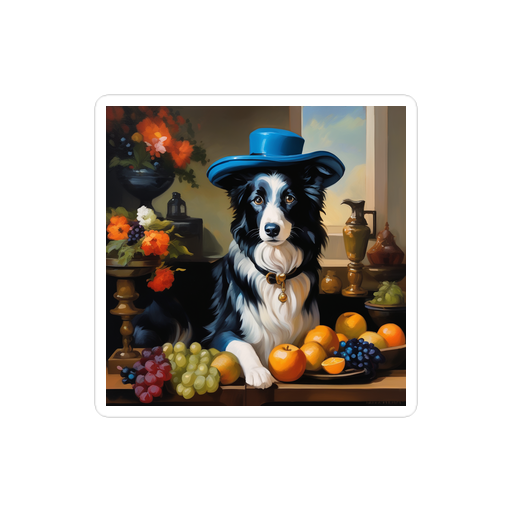 PugMug Custom Border Collie Sticker