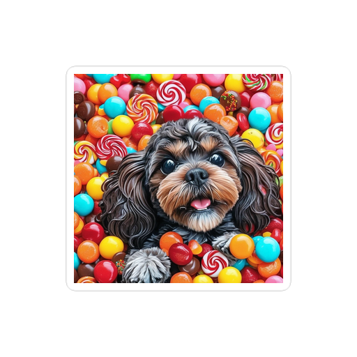 PugMug Custom Lily Sticker