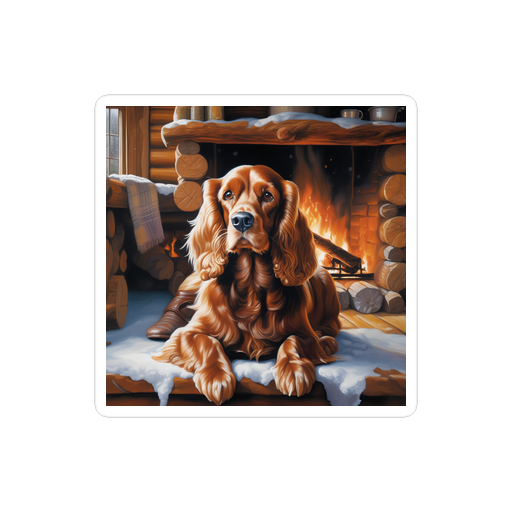 PugMug Custom Cocker Spaniel Sticker