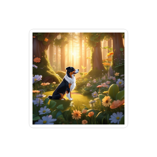 PugMug Custom Miniature American Shepherd Sticker