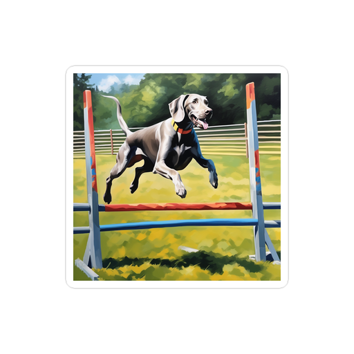 PugMug Custom Weimaraner Sticker