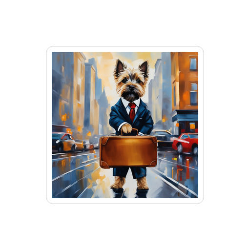PugMug Custom Cairn Terrier Sticker
