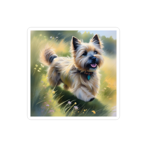PugMug Custom Cairn Terrier Sticker