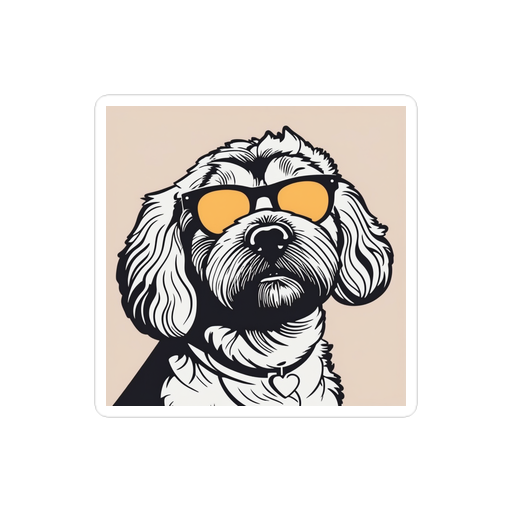 PugMug Custom Lily Sticker