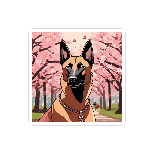 PugMug Custom Belgian Malinois Sticker