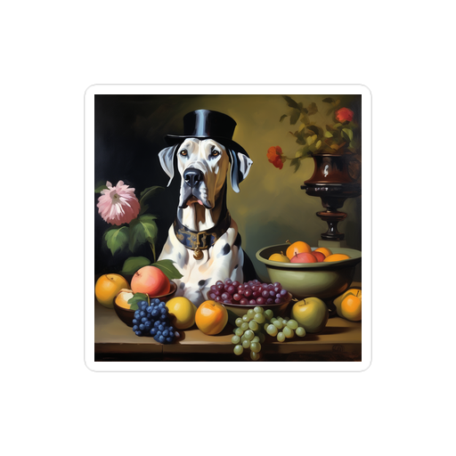 PugMug Custom Great Dane Sticker