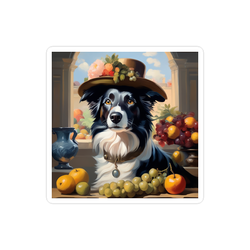 PugMug Custom Border Collie Sticker