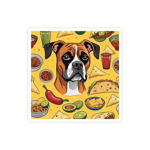 PugMug Custom Boxer Dog Sticker