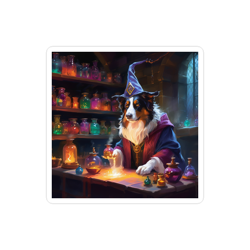 PugMug Custom Miniature American Shepherd Sticker