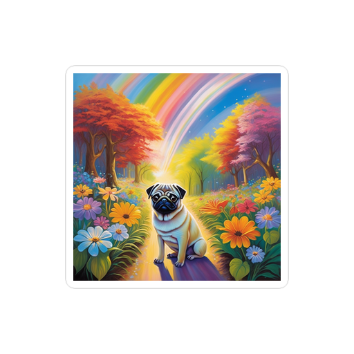 PugMug Custom Pug Sticker