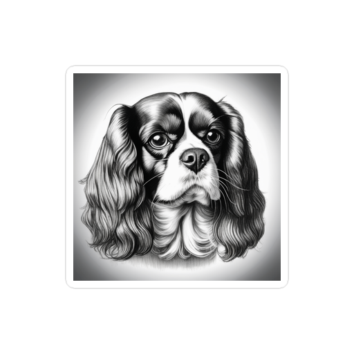 PugMug Custom Cavalier King Charles Spaniel Sticker