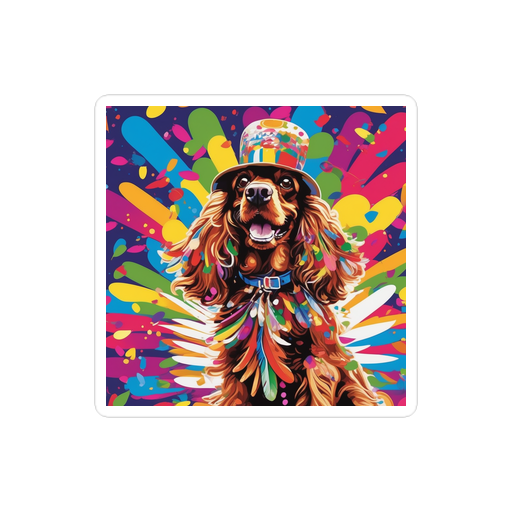 PugMug Custom English Cocker Spaniel Sticker