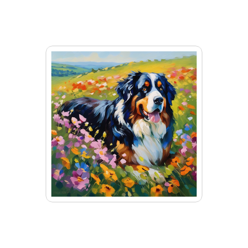 PugMug Custom Bernese Mountain Dog Sticker