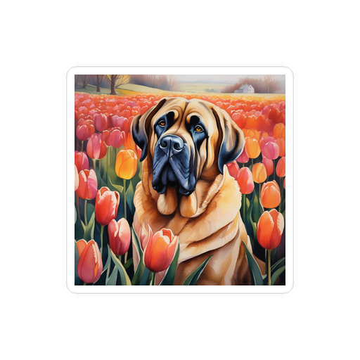 PugMug Custom Mastiff Sticker