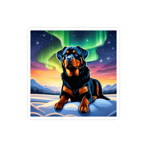 PugMug Custom Rottweiler Sticker