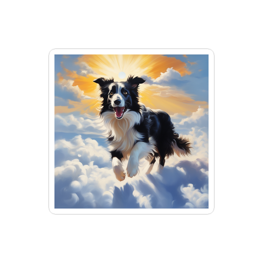 PugMug Custom Border Collie Sticker