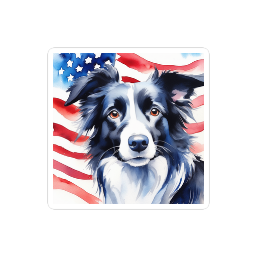 PugMug Custom Border Collie Sticker