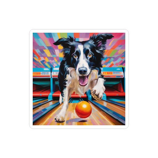 PugMug Custom Border Collie Sticker