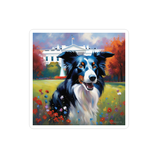 PugMug Custom Border Collie Sticker