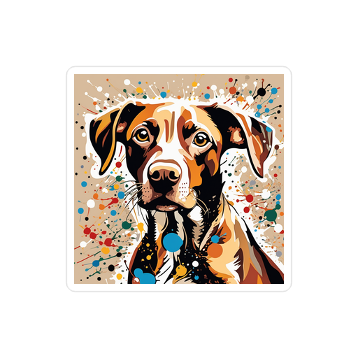 PugMug Custom Vizsla Sticker