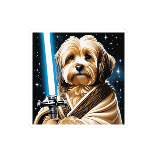 PugMug Custom Tan Havanese Dog Sticker