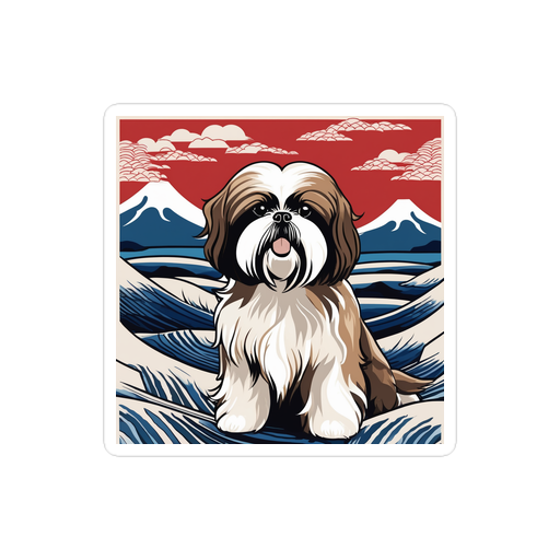 PugMug Custom Shih Tzu Sticker
