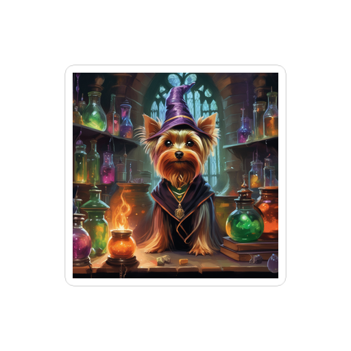 PugMug Custom Yorkshire Terrier Sticker