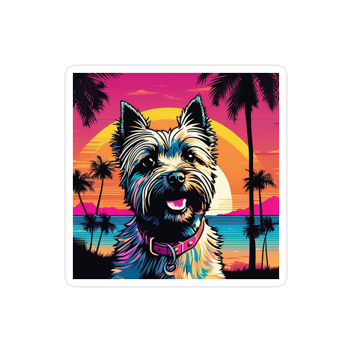 PugMug Custom Cairn Terrier Sticker